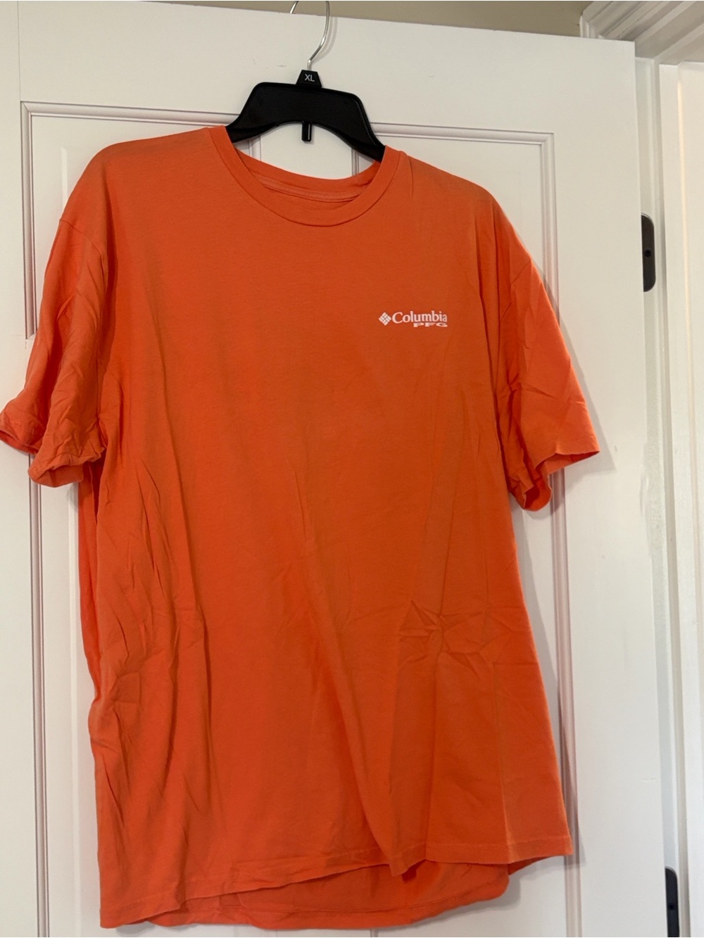 Columbia Men’s Bright Orange Short-Sleeve Logo Tee